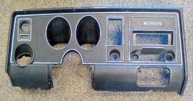 Loc-186dg Pontiac 9795724 1969 Firebird Dash Gauge Bezel Without Air