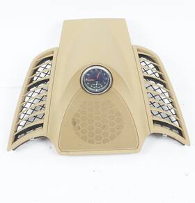 95855200300dk4 Porsche 11-16 Cayenne Upper Center Dash Speaker Grill With Clock Id 7p5858189a