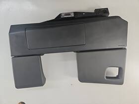 970552201 Porsche 10-13 Panamera Left Driver Lower Dash Knee Panel Black Leather Oem 5019