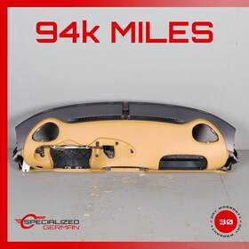 99655210100 Porsche 99-01 986 Boxster 996 911 Dashboard Dash Board Panel Leather Beige Oem