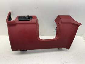 9y1863075gol8 Porsche 2019-2023 Cayenne Dash Left Side Knee Bolster Red Lower Trim Panel Oem