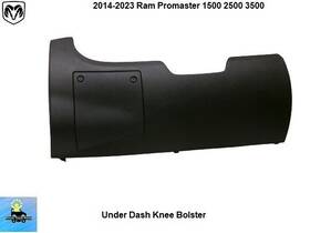 1yb23jxwaa Ram 14 To 23 Promaster Left Under Dash Knee Bolster Black Oem