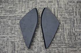 7000198 Range Rover 2003-2006 Front Right Left Side Dash End Cap Trim Cover Pair