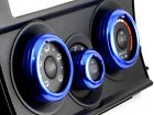Shift Solutions Co Polished Blue Climate Control Covers Interior Ac