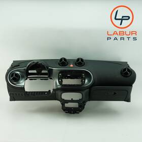 A4536801901 Smart C453 16-18 Fortwo Front Dashboard Dash Panel Glove Box Black Assembly Db97