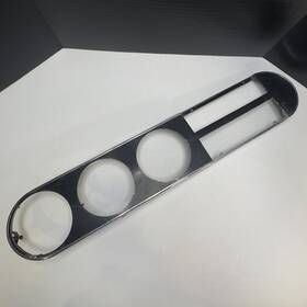 7643 Studebaker 1947-49 Gauge Cluster Dash Panel Bezel Trim #7643 Oem Chrome Vintage 7643 Studebaker 1947-49 Gauge Cluster Dash Panel Bezel Trim #7643 Oem Chrome Vintage