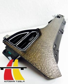 1004518-07-f Tesla 2012 - 2020 Model S Dash Right Instrument Panel Finisher Air Vent Outlet