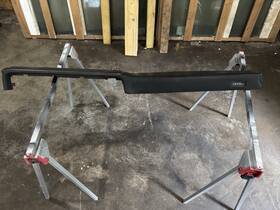 In2535n The Parts Place Inc. 69-74 Nova Chevy Ii Dash Pad Without Ac Black Vinyl Wrapped Like Gm Original