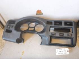 254.to1198 Toyota 96-00 Rav4 Oem Speedometer Instrument Cluster Radio Climate Dash Bezel