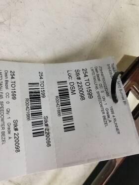254.to1599 Toyota 1999 4 Runner Limited Speedometer Bezel