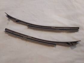 55317-0c010 Toyota 2001-2007 Sequoia Dash Edge Trim Garnish Pair A-pillar Oem Brown