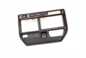 55412-60090 Toyota 95-97 Land Cruiser Fj80 Dash Hvac Radio Panel Bezel Woodgrain Oem 2
