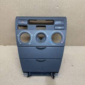 55420-02171 Toyota 2003-2008 Corolla Center Dash Climate Control Trim Bezel Cubby Black Oem