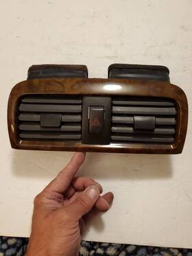 55660-a0010-20 Toyota 2000-2004 Avalon Center A/c Air Vents Grille Wood Grain Oem