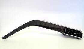 55670-06520-e2 Toyota Passenger Dash Air Vent Grille Black With Layered Brown Oem 2018-2020 Camry