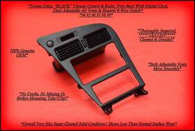 55670-20220 Toyota 94-99 Celica Center Dash A/c Heater Trim Bezel W Air Vents And Tested Clock 55670-20220 Toyota 94-99 Celica Center Dash A/c Heater Trim Bezel W Air Vents And Tested Clock