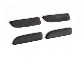74022-60010 Toyota 94 Land Cruiser Fj80 Door Panel Armrests Pads Felt Blue-green 4 Set Oem