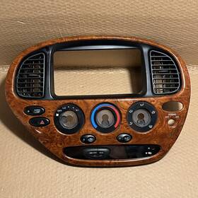 Tn237081-0130 Toyota 00-06 Tundra Dash Center Am Fm Radio Audio Stereo Display Climate Bezel Wood