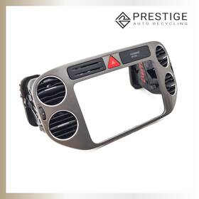 5n0-858-069-a-xvz Volkswagen 5n0858069axvz 2009-2011 Tiguan Dash Radio Panel With Air Vents