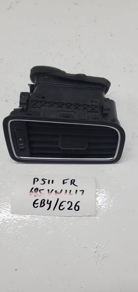 685.vw1l17 Volkswagen 2017 Jetta Front Passenger Side Right Dash Heater Ac Air Vent