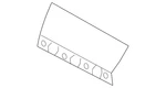 Genuine Ford Trim Cover 8A5Z-54046A62-AA. Fixed Price $12.47.