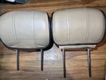 2003-2009 Range Rover L322 Hse Rear Seat Headrest Pair Parchment Tan Leather Oem. Fixed Price $95.99.