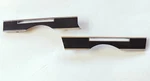 Mercedes R107 Dashboard Garnish Moulding Trim Chrome Left + Right 1076800571/471. Fixed Price $115.00.