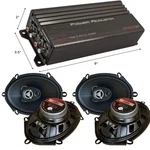 Channel 2000W Amplifier & 4X 500W 6X8" Speakers 1994-2014 Ford Mustang. Fixed Price $189.99.