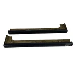 1986-1989 Porsche 930 964 911 Black Vinyl Lower Dash Knee Pad Bolster Trim Set. Fixed Price $224.99.