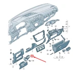 New Vw Tiguan AD1 Control Switch Retaining Frame Lhd 5NN858341ARF4. Fixed Price $61.45.