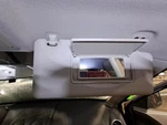 2013 Nissan Rogue Passenger Sun Visor Gray Used Oem 268-11729R. Fixed Price $80.70.