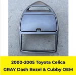 2000-2005 Toyota Celica Dash Radio Bezel Trim Center Top W/ Storage Cubby Oem. Fixed Price $109.97.
