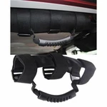 Black Thin Roll Bar Grab Handles 2PCS/SET Fit For Jeep Wrangler Jk Tj Cj Yj. Fixed Price $12.99.