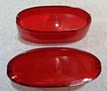1958 Ford Taillight Lens Pair B8A-13450-D W/continental Kit Nos. Fixed Price $50.00.