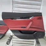2017 Maserati Quattropo Driver Side Rear Interior Trim Panel Black/red Udhs. Fixed Price $450.00.