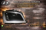 2015-17 Hyundai Sonata Fr Left Driver Side Dash Air Vent Bezel 84790-C2000 W1. Fixed Price $79.99.