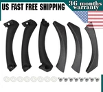For Bmw E90 2006-11 6PCS Black Inner Door Panel Handle Pull Interior Trim Cover. Fixed Price $89.99.