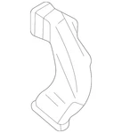 Genuine Mitsubishi Lower Duct 7830A821. Fixed Price $45.15.