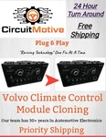 Cloning Service Ccm Climate Control Module Volvo S60 S80 V70 XC70 XC90. Fixed Price $149.00.