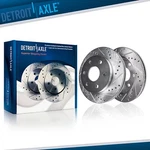 14.37 In (365MM) Rear Drilled And Slotted Disc Brake Rotors For Nissan Titan Xd. Fixed Price $122.95.