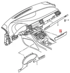 Audi A8 Trim Information Electronics Plane Tree Grey 4H0853190ADG6. Fixed Price $212.85.