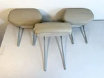 07-09 Acura Mdx Rear Back Seat 2ND Row Headrests Set Of 3 Parchment Tan Beige. Fixed Price $100.00.