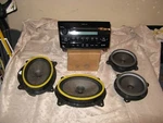 Oem 2007-09 Toyota Tundra Disc Cd MP3 Player W/4 Speakers 86120-0C201, AD1804. Fixed Price $299.99.