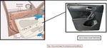 Left Blk Front Door Trim Panel Oem 2009 Toyota Rav 4. Fixed Price $125.00.
