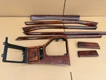 Bmw E39 5ER Oem Vavona Red Wood Interior Trim Set. Fixed Price $245.00.