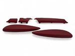 Mini Cooper Dash And Armrest Set Trim Rooster Red Leather 2007-2015 R5X 435. Fixed Price $199.99.