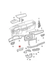 Genuine Vw Atlas Cross Sport Teramont CA3 Molding For Dashboard 3CN858417KII. Fixed Price $72.28.