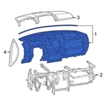 For Ram 1500 2021-2024 7RX461T5AA Dashboard Panel. Fixed Price $667.03.