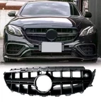 Black E63S Style Front Bumper Grille For Mercedes E-class W213 2017-2020. Fixed Price $175.00.