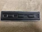 Used DOWY-10C854-A 1970 Mercury Cougar Dash Warning Lights Panel Black Vinyl. Fixed Price $39.99.